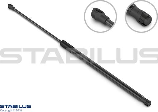 STABILUS 141522 - Газовая пружина, упор abcparts.ee