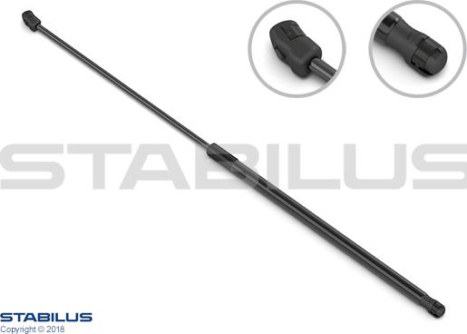 STABILUS 572907 - Газовая пружина, капот abcparts.ee