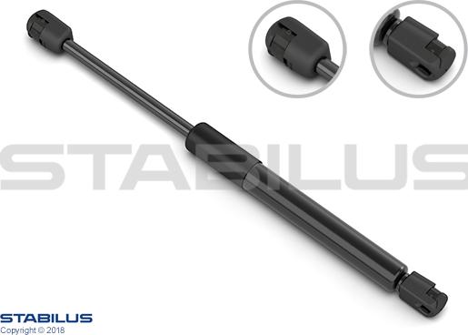 STABILUS 604224 - Газовая пружина, заднее стекло abcparts.ee
