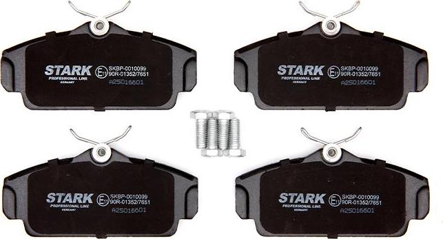 Stark SKBP-0010099 - Тормозные колодки, дисковые, комплект abcparts.ee