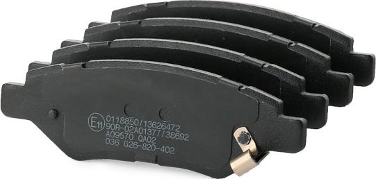 Stark SKBP-0011907 - Тормозные колодки, дисковые, комплект abcparts.ee