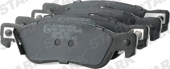 Stark SKBP-0011487 - Тормозные колодки, дисковые, комплект abcparts.ee