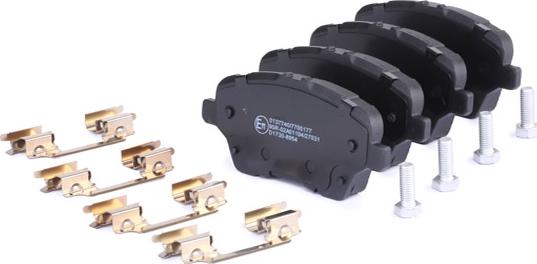 Stark SKBP-0011188 - Тормозные колодки, дисковые, комплект abcparts.ee