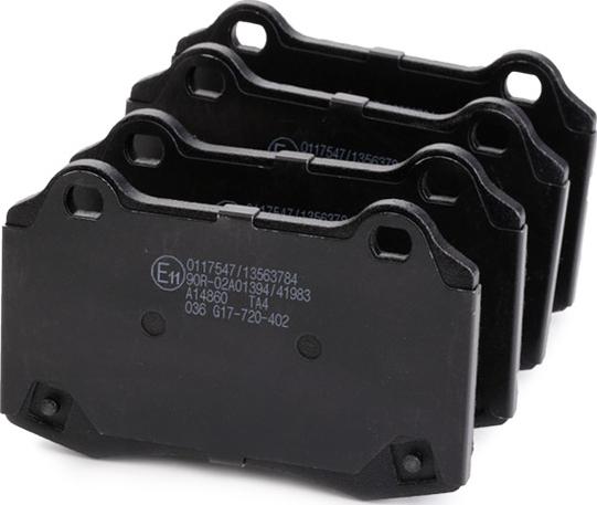 Stark SKBP-0011887 - Тормозные колодки, дисковые, комплект abcparts.ee