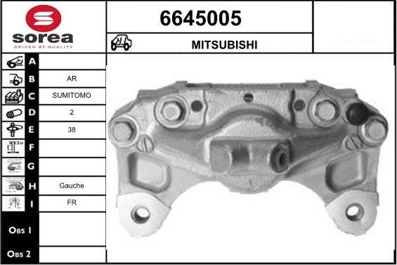 STARTCAR 6645005 - Тормозной суппорт abcparts.ee