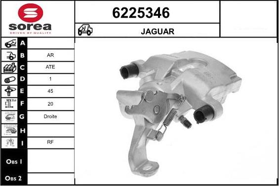 STARTCAR 6225346 - Тормозной суппорт abcparts.ee