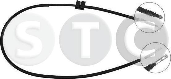 STC T480588 - Тросик, cтояночный тормоз abcparts.ee