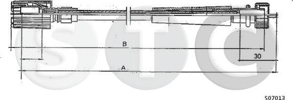 STC T481236 - Тросик спидометра abcparts.ee