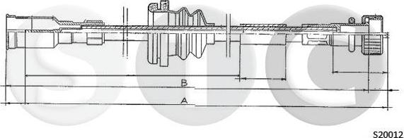 STC T482432 - Тросик спидометра abcparts.ee