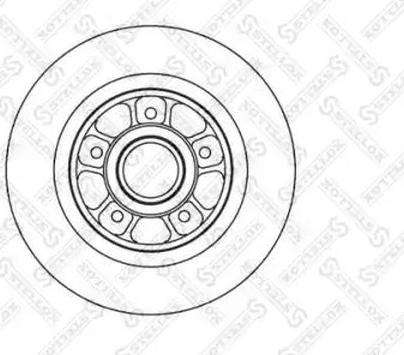 Stellox 6020-3931-SX - Тормозной диск abcparts.ee
