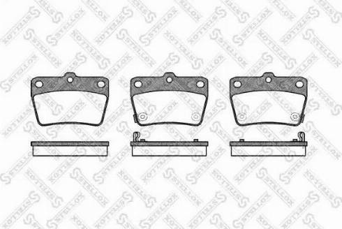 Stellox 850 002L-SX - Тормозные колодки, дисковые, комплект abcparts.ee