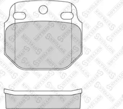 Stellox 85-01440-SX - Тормозные колодки, дисковые, комплект abcparts.ee