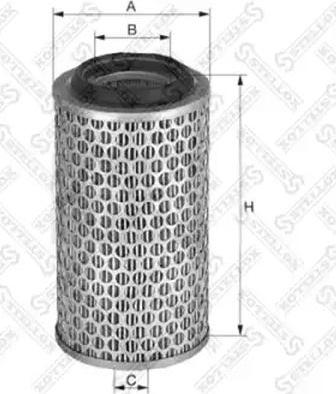 Stellox 81-21056-SX - Воздушный фильтр двигателя abcparts.ee