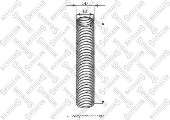 Stellox 82-01636-SX - Гофрированная труба, выхлопная система abcparts.ee