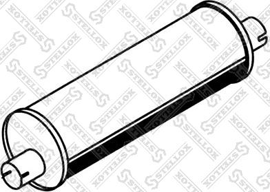 Stellox 82-03012-SX - Средний / конечный глушитель ОГ abcparts.ee
