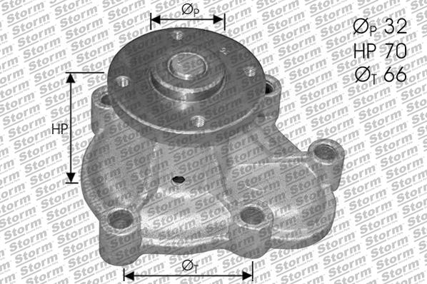 Storm PA10591 - Водяной насос abcparts.ee