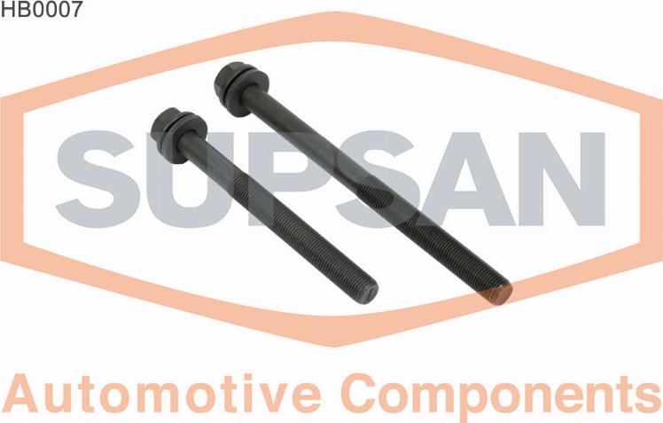 SUPSAN HB0007 - Комплект болтов головки цилиндра abcparts.ee