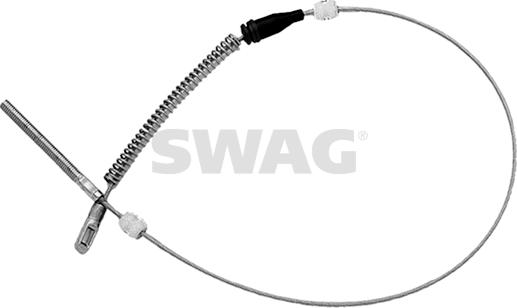 Swag 40 90 4671 - Тросик, cтояночный тормоз abcparts.ee