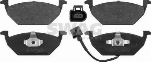 Swag 30 91 6332 - Тормозные колодки, дисковые, комплект abcparts.ee