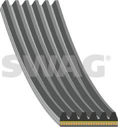 Swag 33 10 8911 - Поликлиновой ремень abcparts.ee
