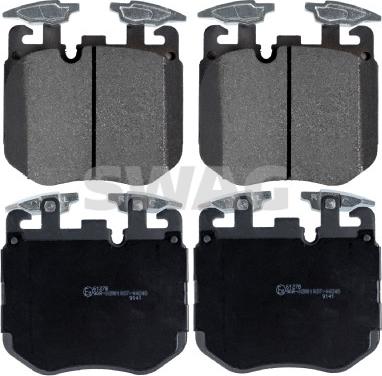 Swag 33 10 7630 - Тормозные колодки, дисковые, комплект abcparts.ee