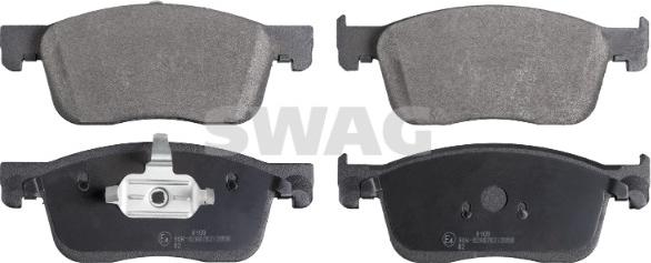 Swag 33 10 7356 - Тормозные колодки, дисковые, комплект abcparts.ee