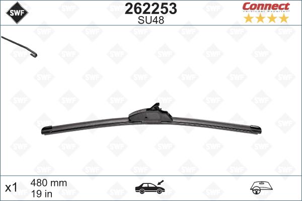 SWF 262253 - Щетка стеклоочистителя abcparts.ee