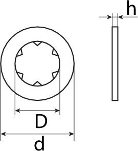 SWGAutomotive 460 000 001 16 - Шайба тепловой защиты, инжектор abcparts.ee