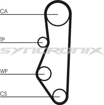 SYNCRONIX SY0527N - Зубчатый ремень ГРМ abcparts.ee