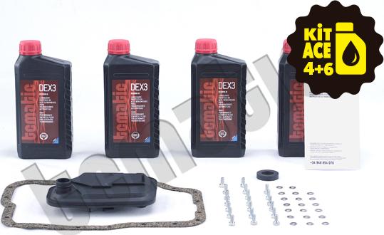 TCMATIC 105.103.2001 - Комплект деталей, смена масла - автоматическая коробка передач abcparts.ee