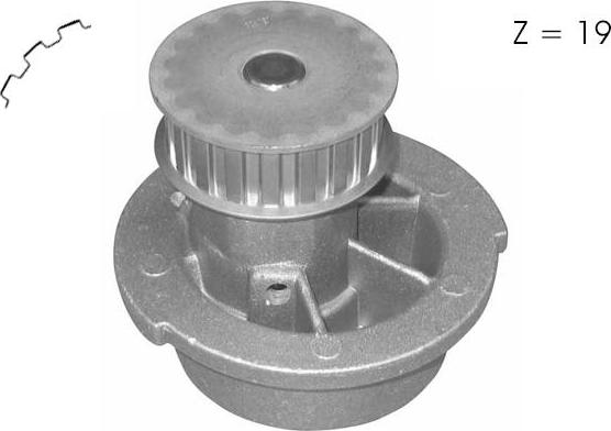 TECDRIVE TPAE0446 - Водяной насос abcparts.ee