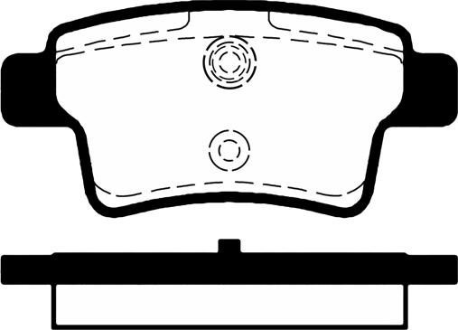 ACDelco AC868781D - Тормозные колодки, дисковые, комплект abcparts.ee