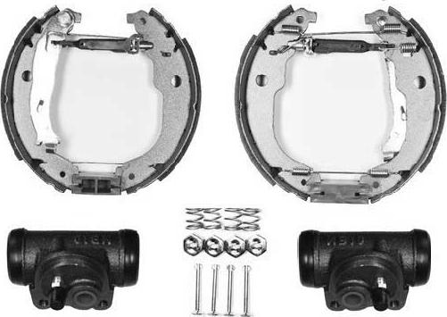 Technika KP9003 - Комплект тормозных колодок, барабанные abcparts.ee