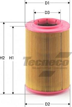 Tecneco Filters AR1430 - Воздушный фильтр двигателя abcparts.ee