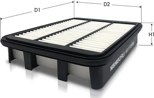 Tecneco Filters AR1772PMJ - Воздушный фильтр двигателя abcparts.ee