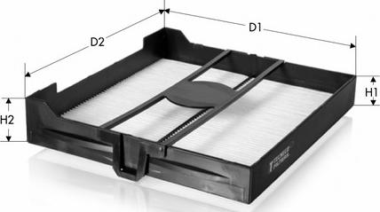 Tecneco Filters CK224 - Фильтр воздуха в салоне abcparts.ee