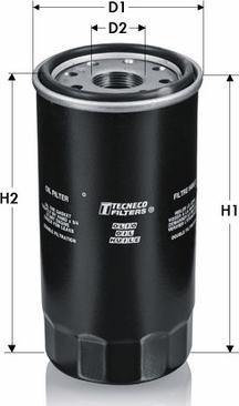 Tecneco Filters OL897358 - Масляный фильтр abcparts.ee