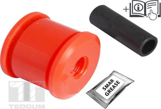 Tedgum 00397609 - Сайлентблок, рычаг подвески колеса abcparts.ee