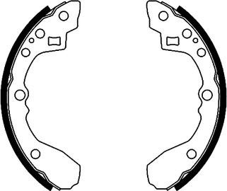 Textar 91056100 - Комплект тормозных колодок, барабанные abcparts.ee