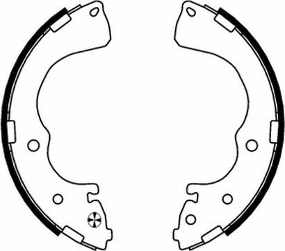 Textar 91058400 - Комплект тормозных колодок, барабанные abcparts.ee