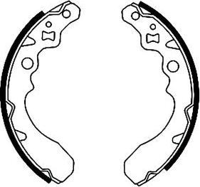 Textar 91038800 - Комплект тормозных колодок, барабанные abcparts.ee