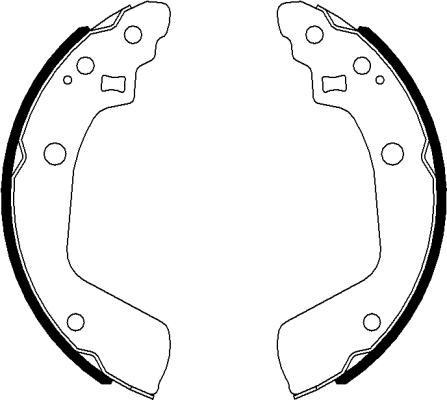 Textar 91078600 - Комплект тормозных колодок, барабанные abcparts.ee