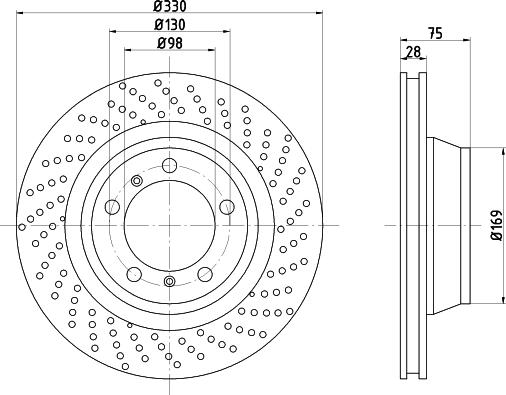 Textar 92288105 - Тормозной диск abcparts.ee