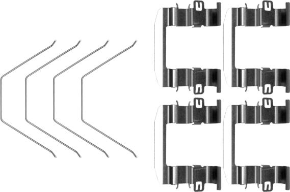 Textar 82549400 - Комплектующие для колодок дискового тормоза abcparts.ee