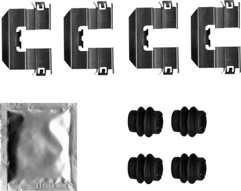 Textar 82550000 - Комплектующие для колодок дискового тормоза abcparts.ee