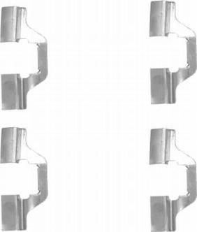 Textar 82503100 - Комплектующие для колодок дискового тормоза abcparts.ee