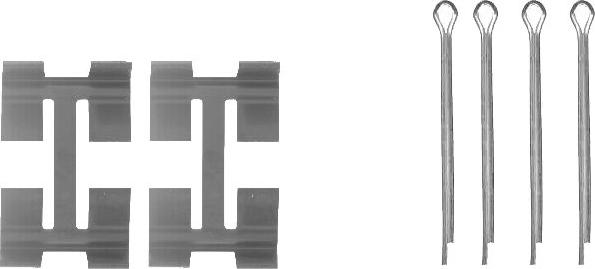 Textar 82042600 - Комплектующие для колодок дискового тормоза abcparts.ee