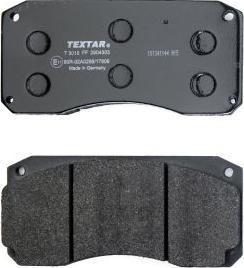 Textar 2904303 - Тормозные колодки, дисковые, комплект abcparts.ee