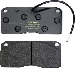 Textar 2903902 - Тормозные колодки, дисковые, комплект abcparts.ee
