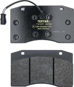 Textar 2907503 - Тормозные колодки, дисковые, комплект abcparts.ee